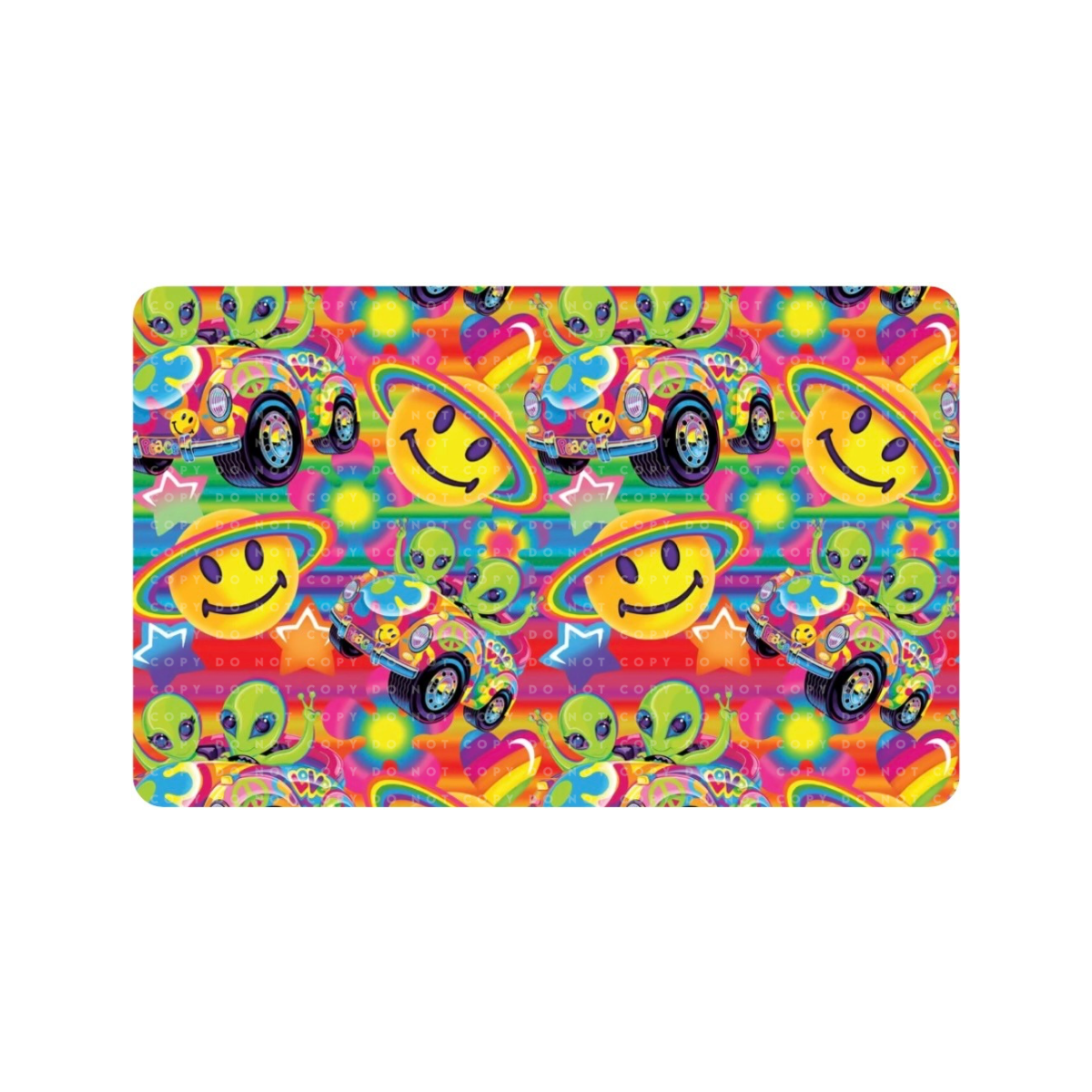 Alien Smiley Faces Card Skin