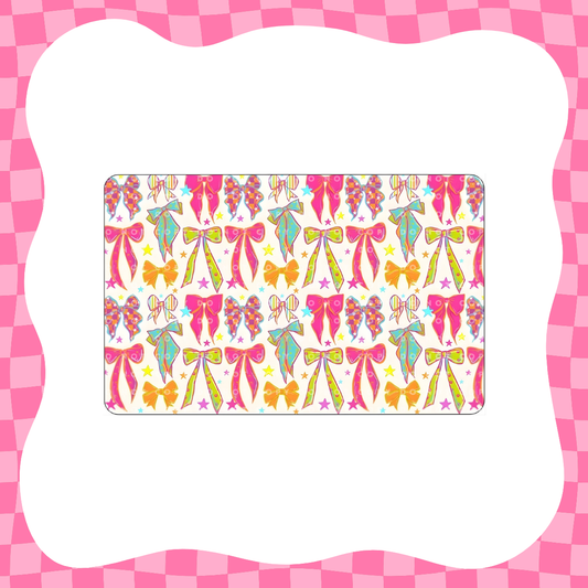 Colorful Bows Card Skin