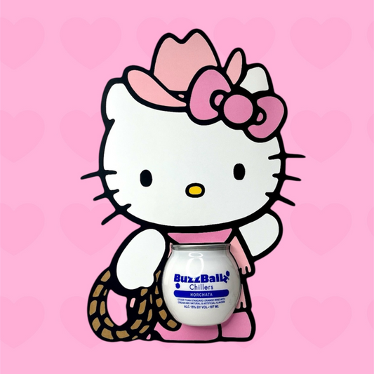 Kawaii Kitty Cow Girl Buzzballz Holder