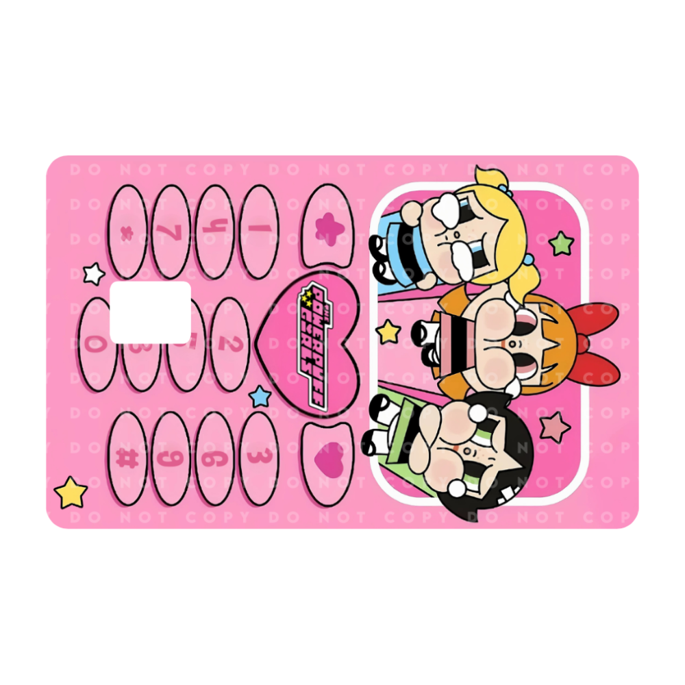 Cell Phone Cry Baby Card Skin