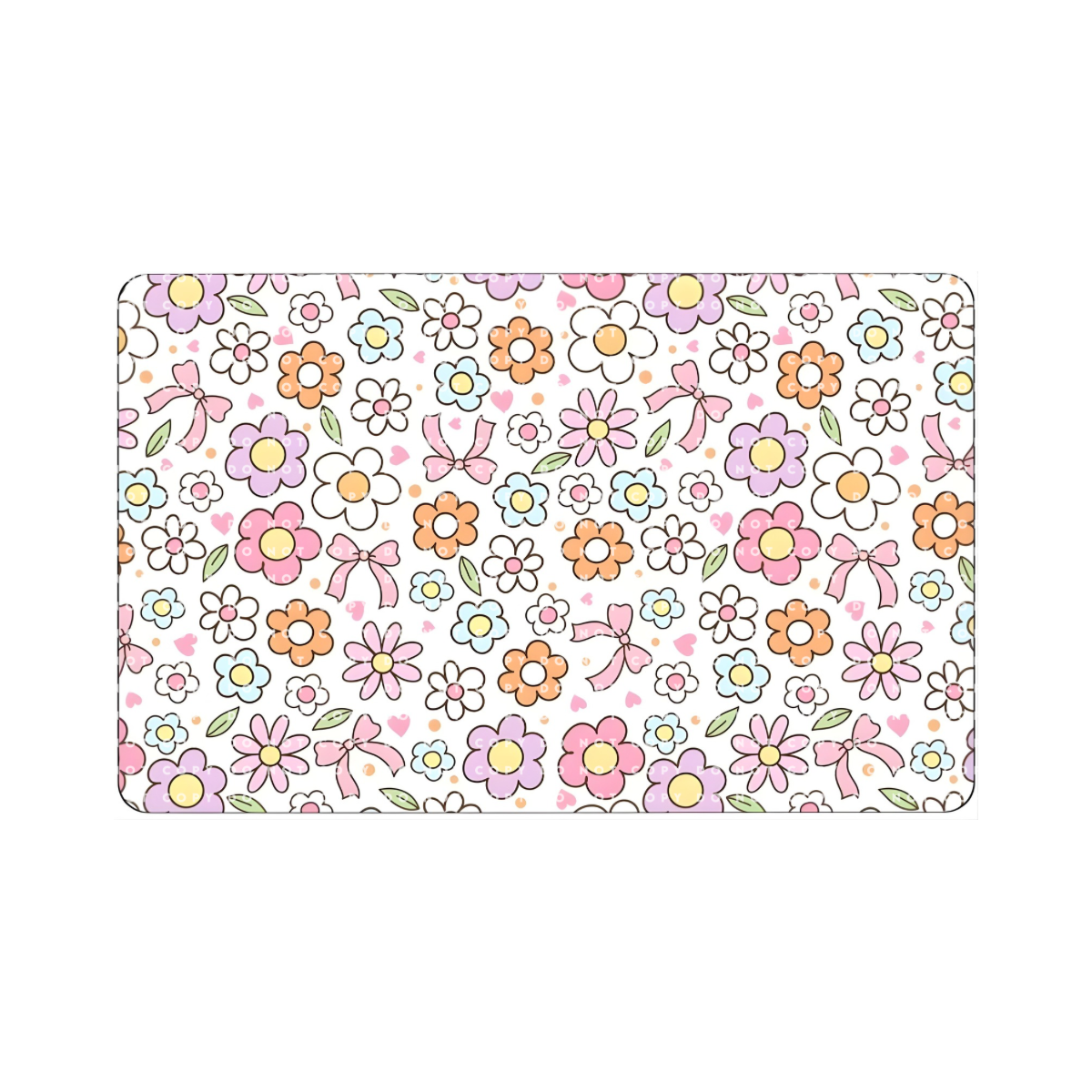 Pastel Flowers Card Skin