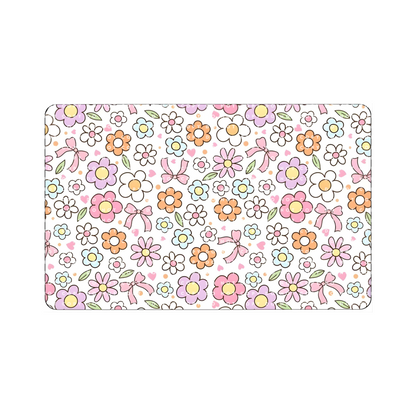 Pastel Flowers Card Skin