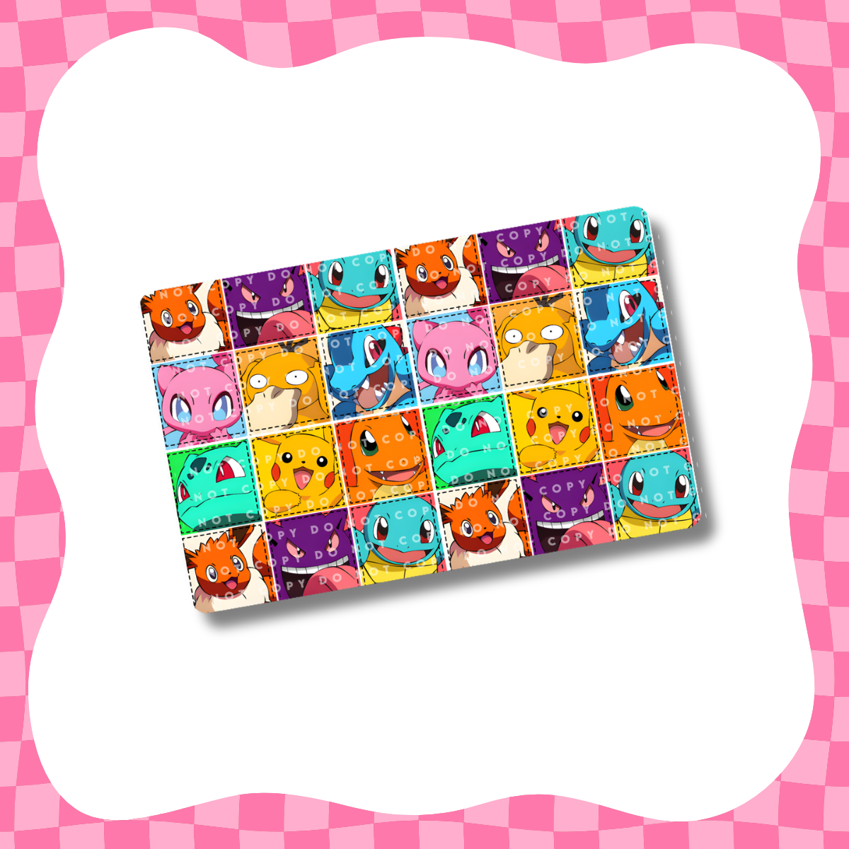 Poke Squares Card Skin