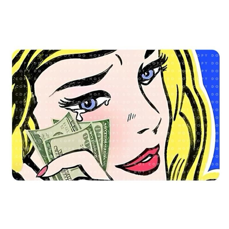 Money Tears Card Skin