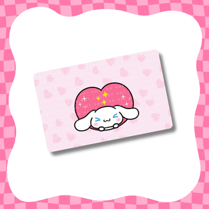 Puppy in Heart Card Skin