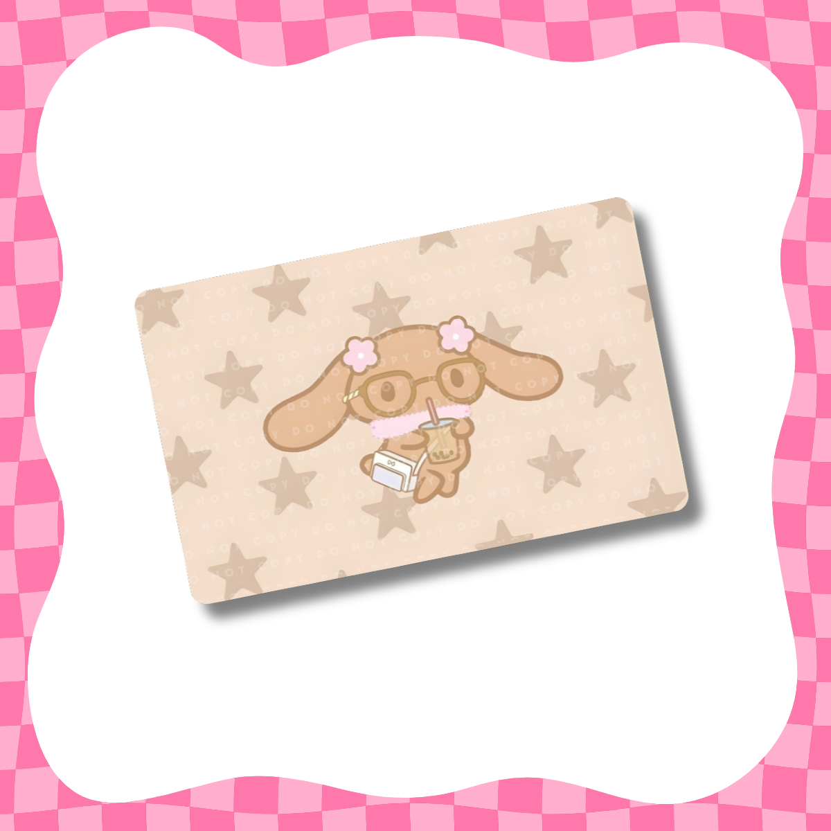 Brown Pup Boba Card Skin