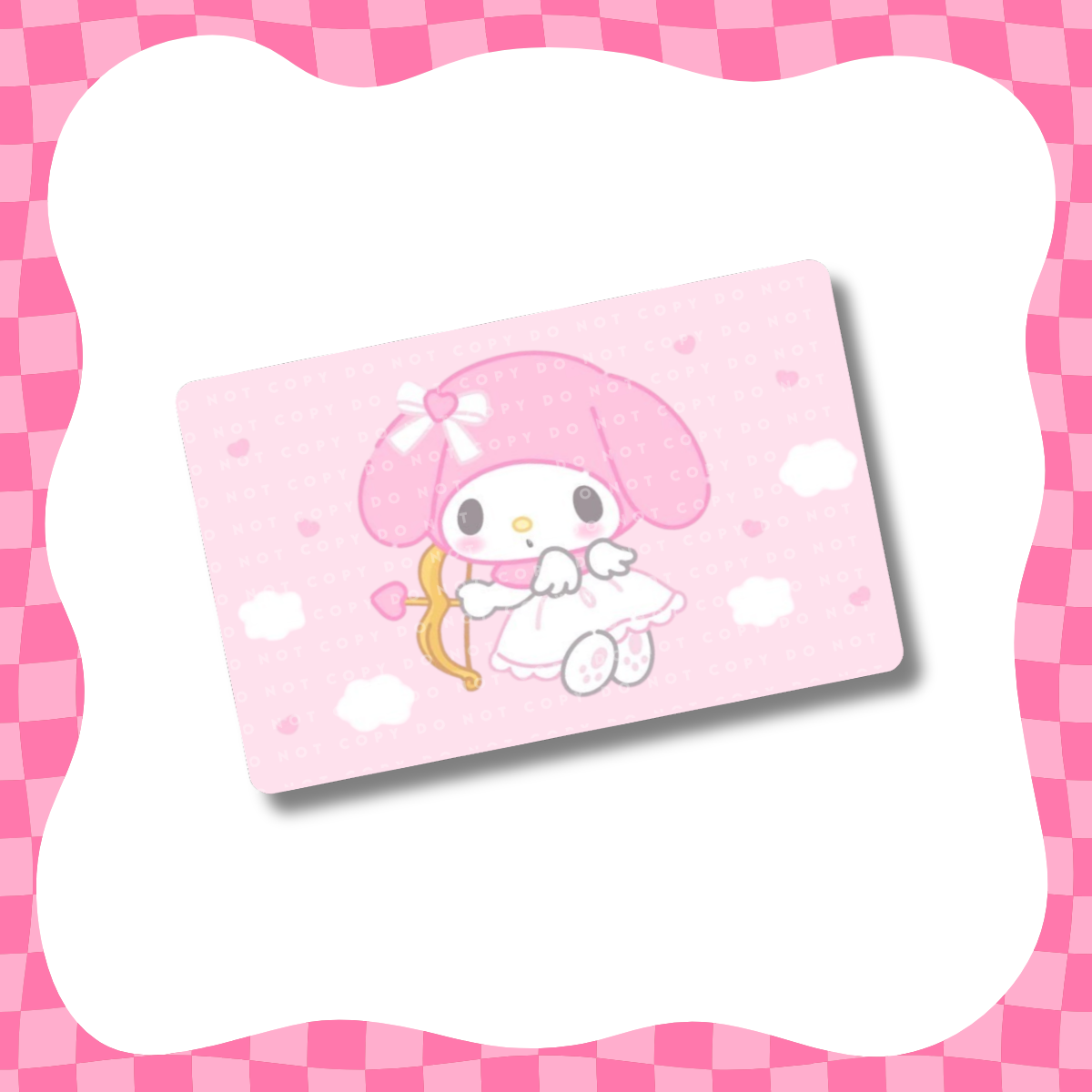 Kawaii Bunny Cupid Card Skin