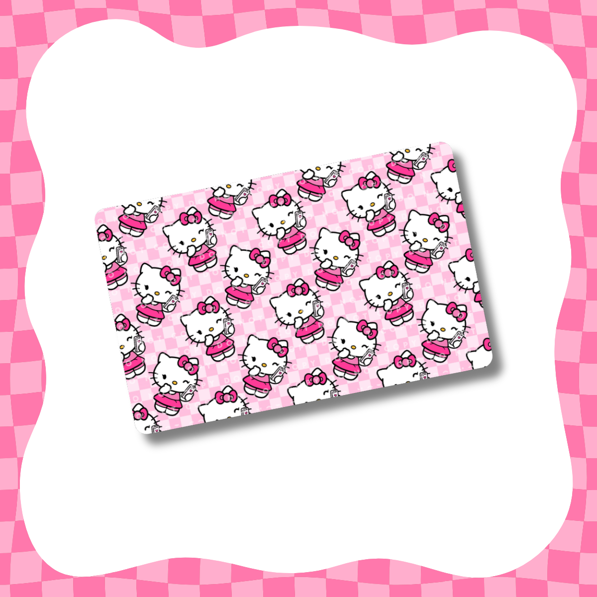 Kawaii Kitty Cell Phone Card Skin