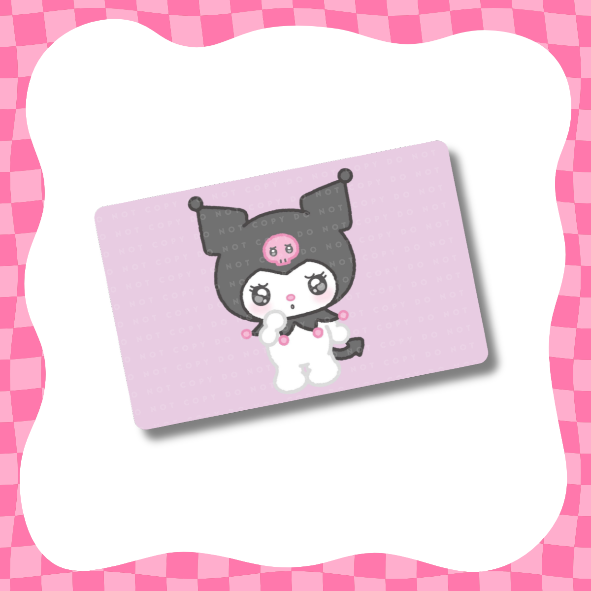 Mauve Bunny Card Skin