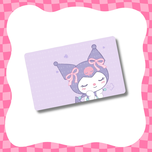 Coquette Kawaii Bunny Card Skin
