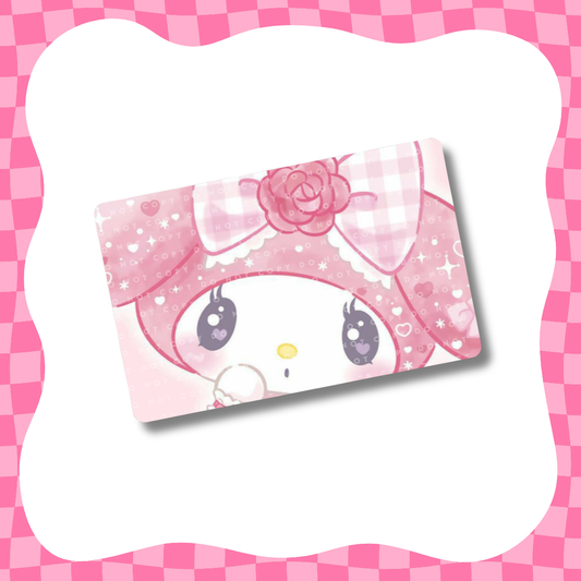 Bunny Rose Bow Card Skin