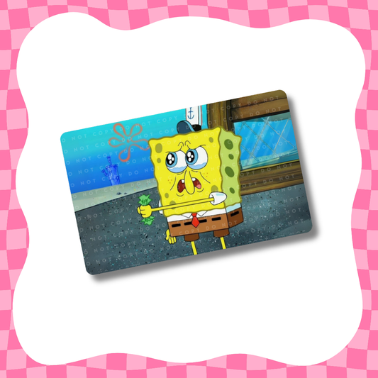 Sponge Money Card Skin