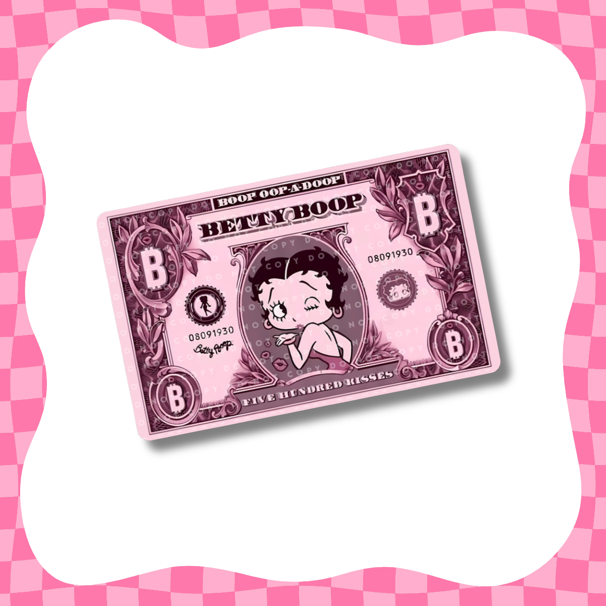 BB Pink Bill Card Skin