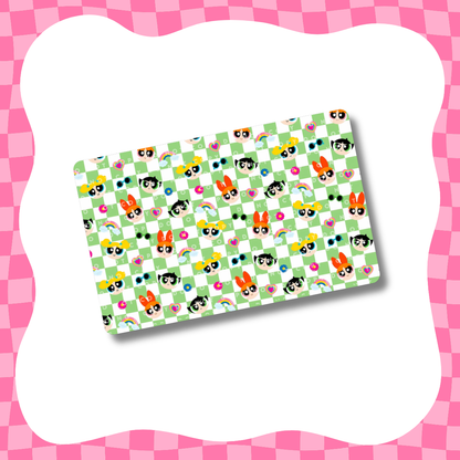 Green Checkered Card Skin