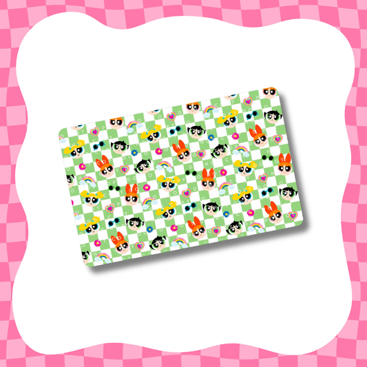 Green Checkered Card Skin