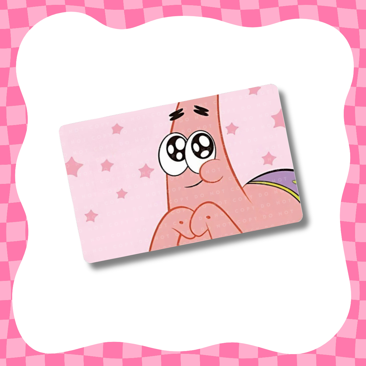 Pink Star Card Skin