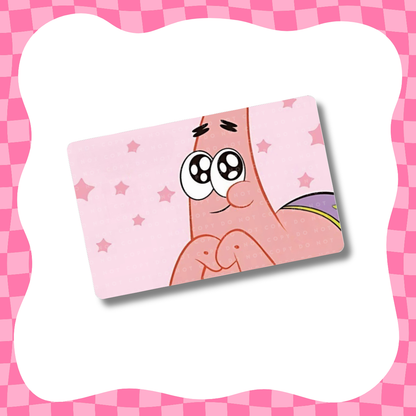 Pink Star Card Skin