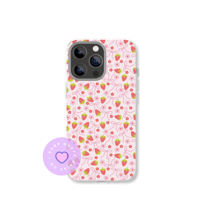 Strawberry Bows Phone Case Insert