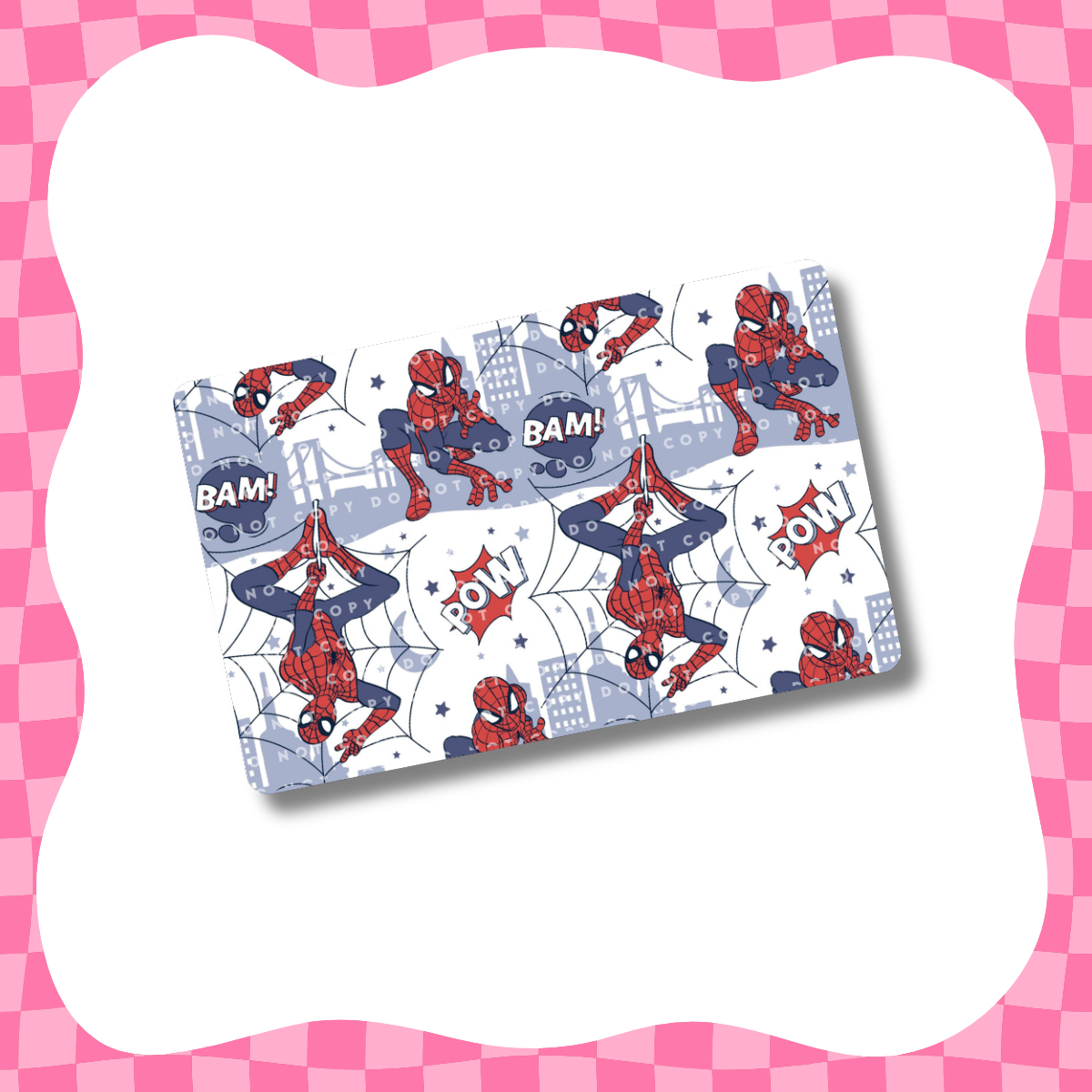 Spidey Blue Card Skin