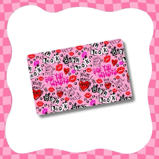 Burn Book Pattern Card Skin