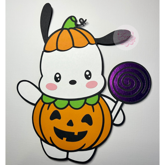 Kawaii Puppy Halloween Gift Card Holder