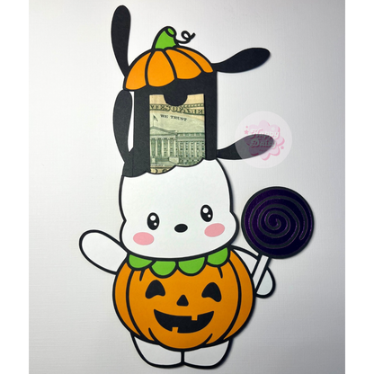 Kawaii Puppy Halloween Gift Card Holder