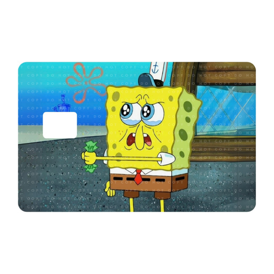 Sponge Money Card Skin