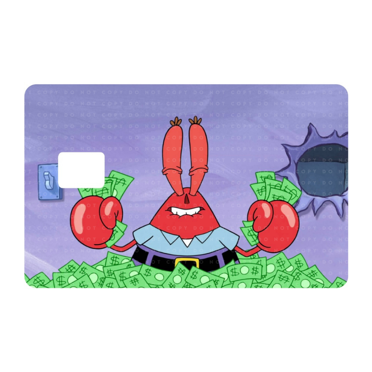 Krab Holding Money Card Skin