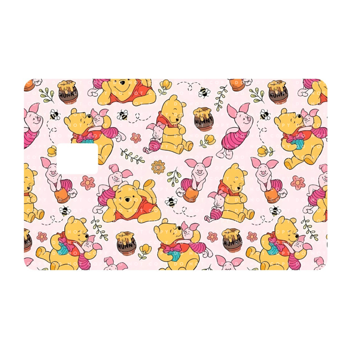 Hunny Bear and friend Card Skin