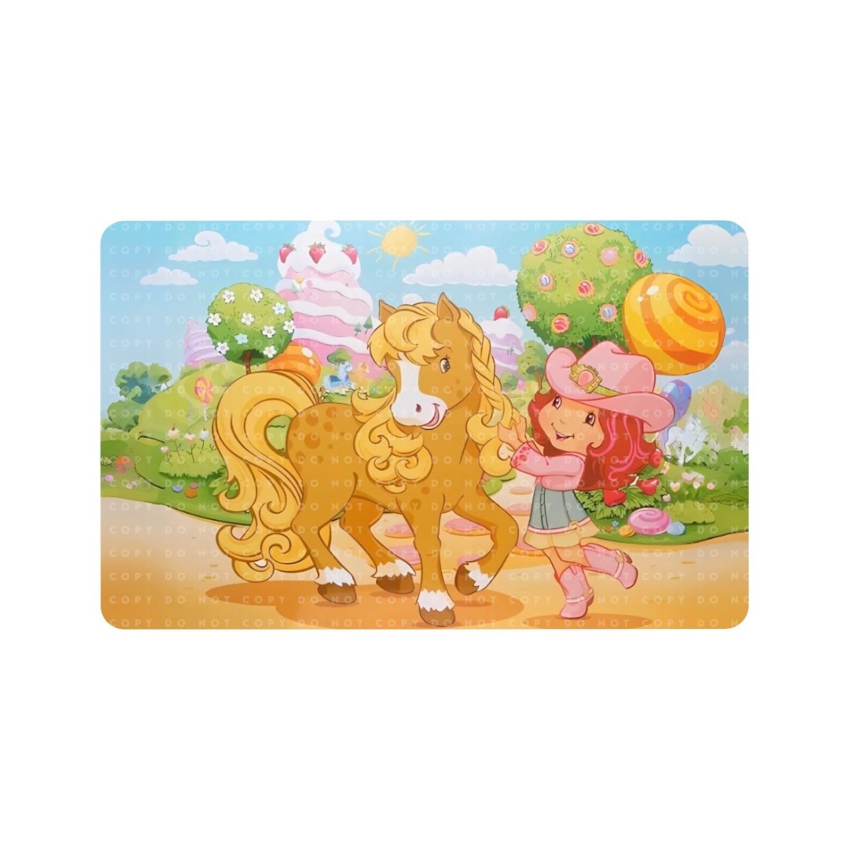 Strawberry Girl & Pony Card Skin
