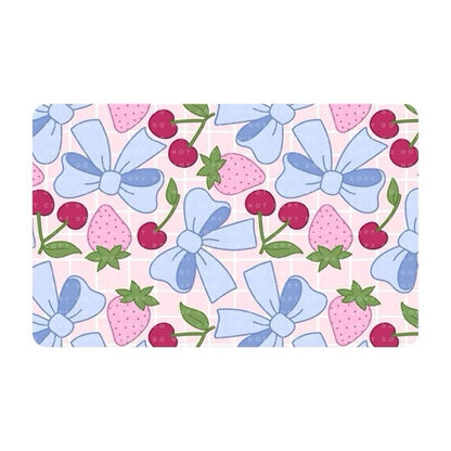 Blue bows Card Skin