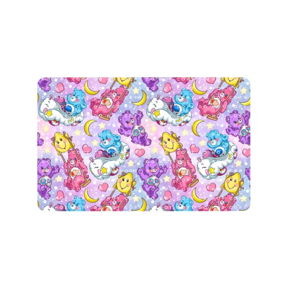 Colorful Bears and Stars Card Skin