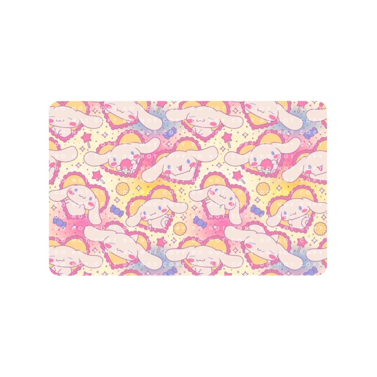 Kawaii Pup in Hearts Card Skin