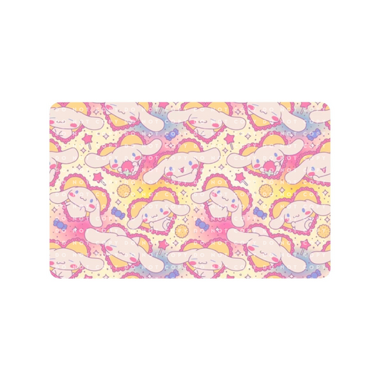 Kawaii Pup in Hearts Card Skin