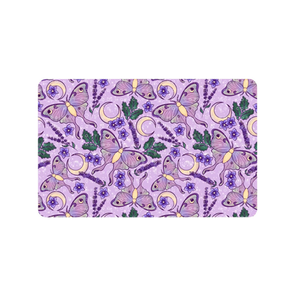 Lavender Moths Card Skin