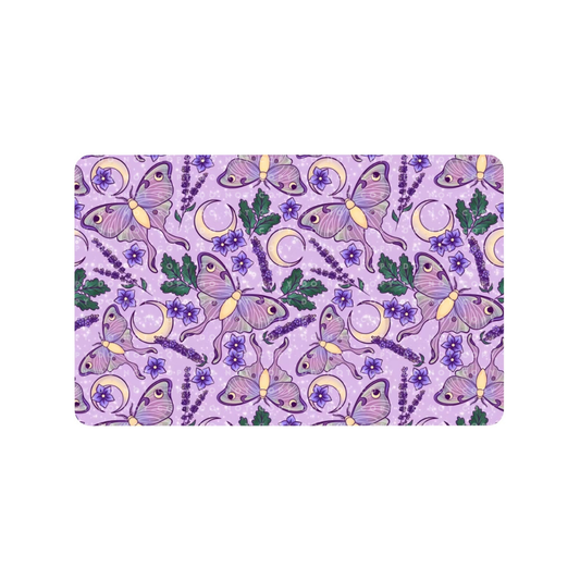 Lavender Moths Card Skin