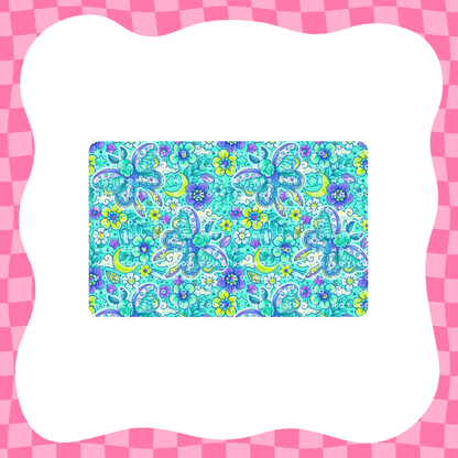 Blue Moths Card Skin