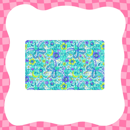 Blue Moths Card Skin