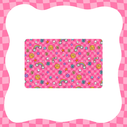 Smiley Checkered Card Skin