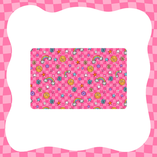 Smiley Checkered Card Skin