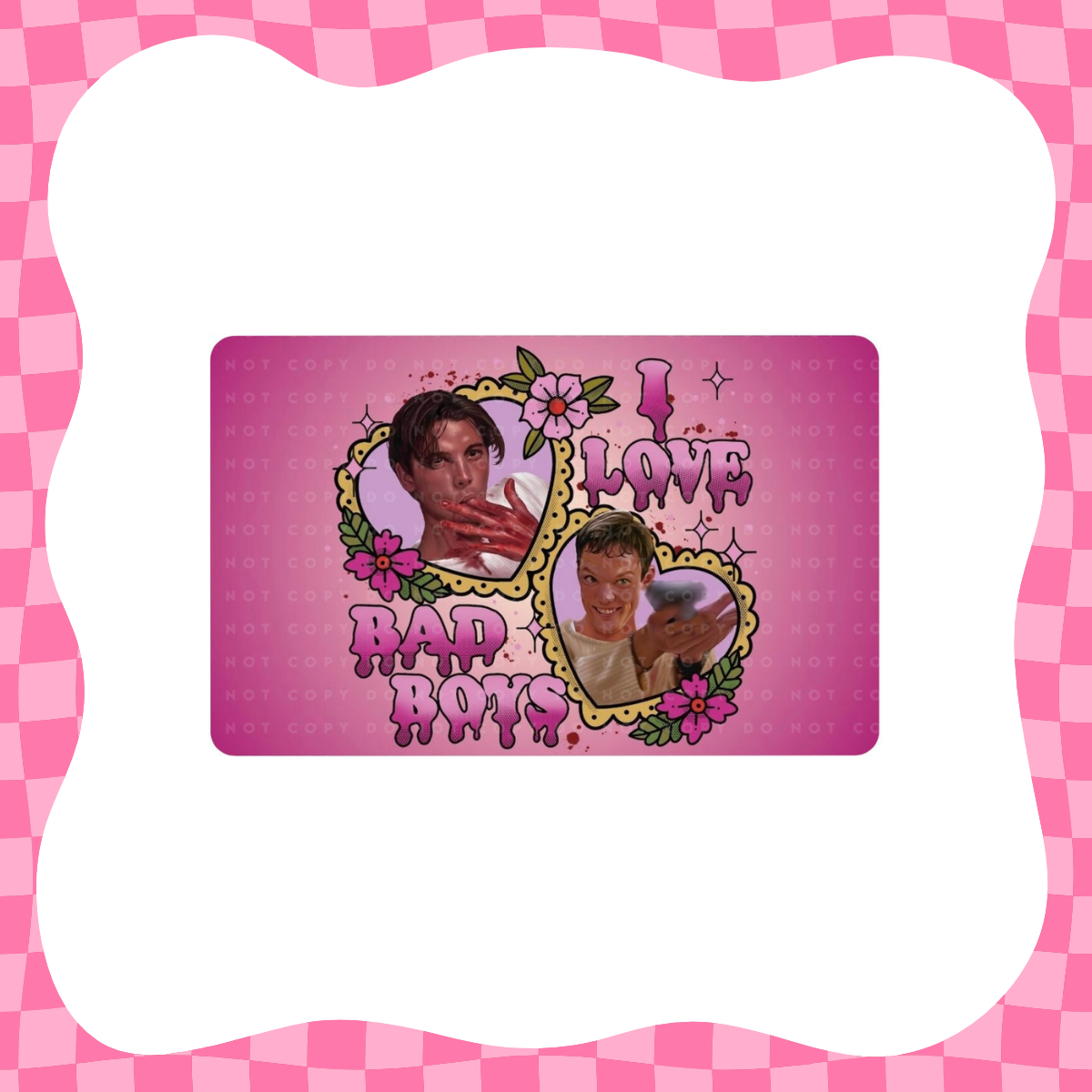 I ❤️ Bad Boys Card Skin