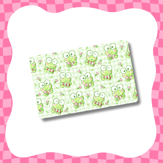 Gingham Frog Card Skin