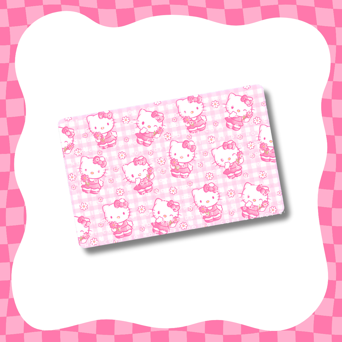 Gingham Kitty Card Skin