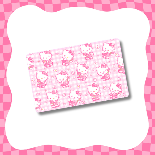 Gingham Kitty Card Skin