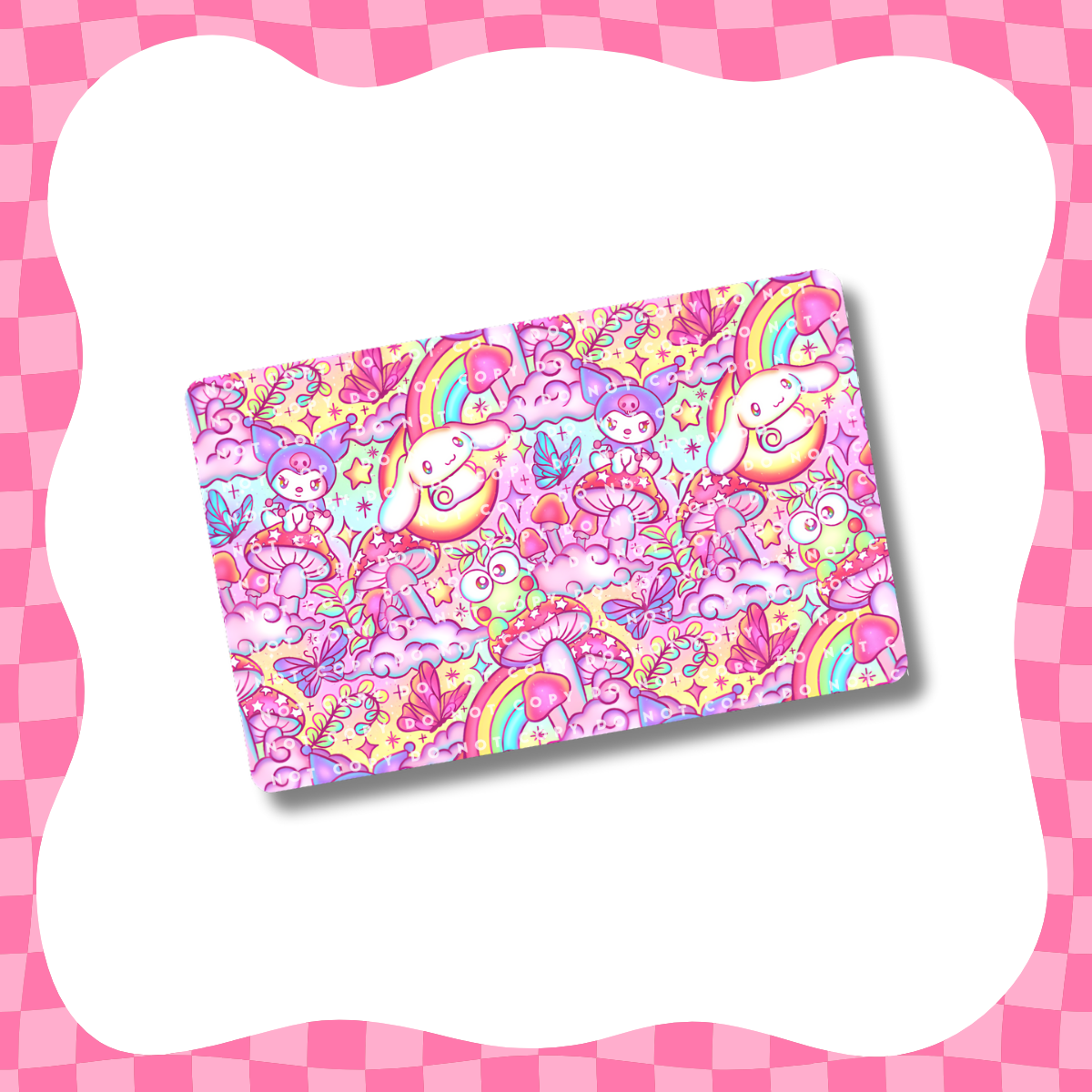 Whimsical Kitty and Friends Card Skin