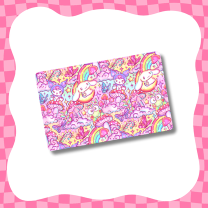 Whimsical Kitty and Friends Card Skin