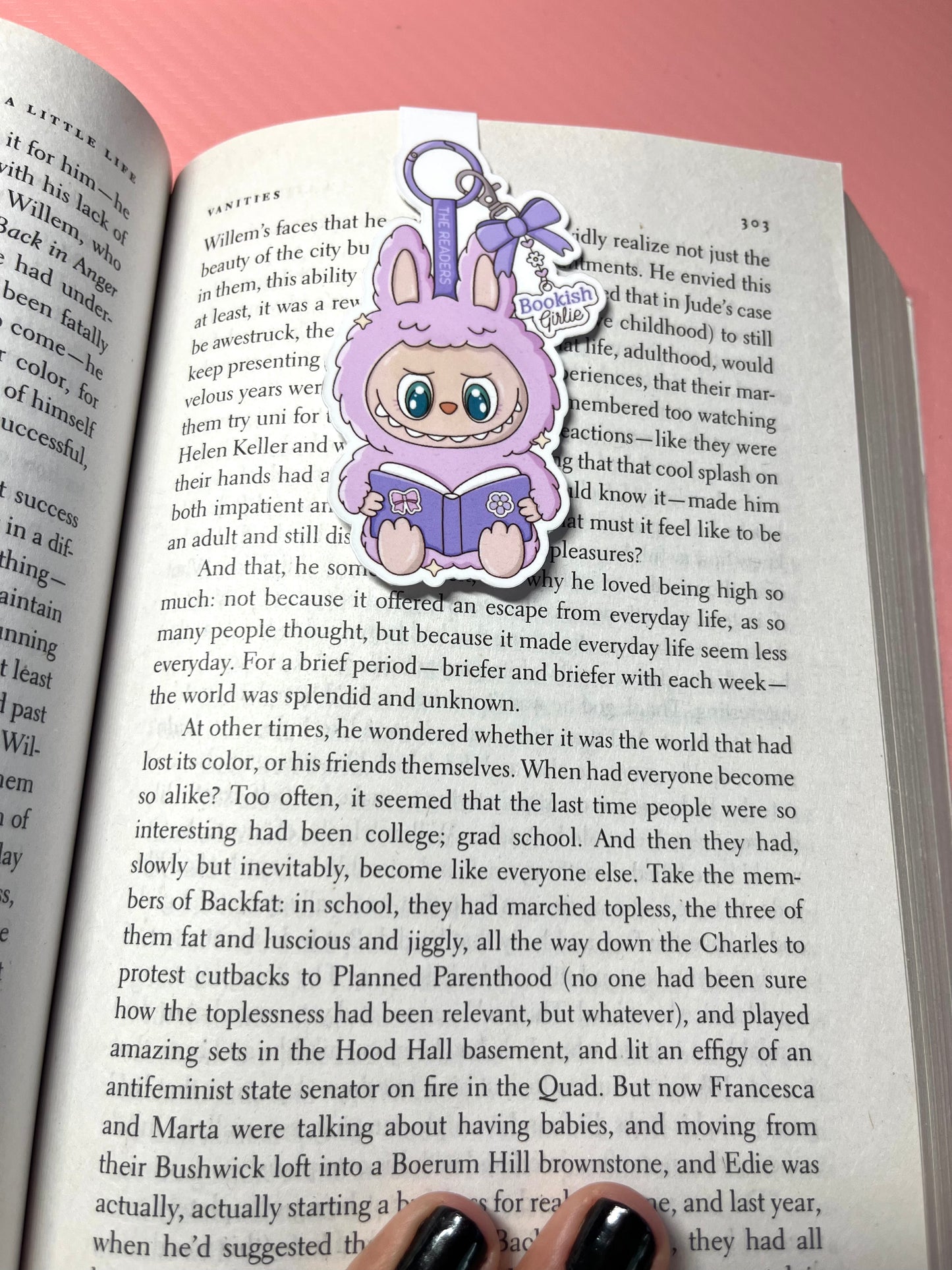 Monsters The Reader Magnetic Bookmark