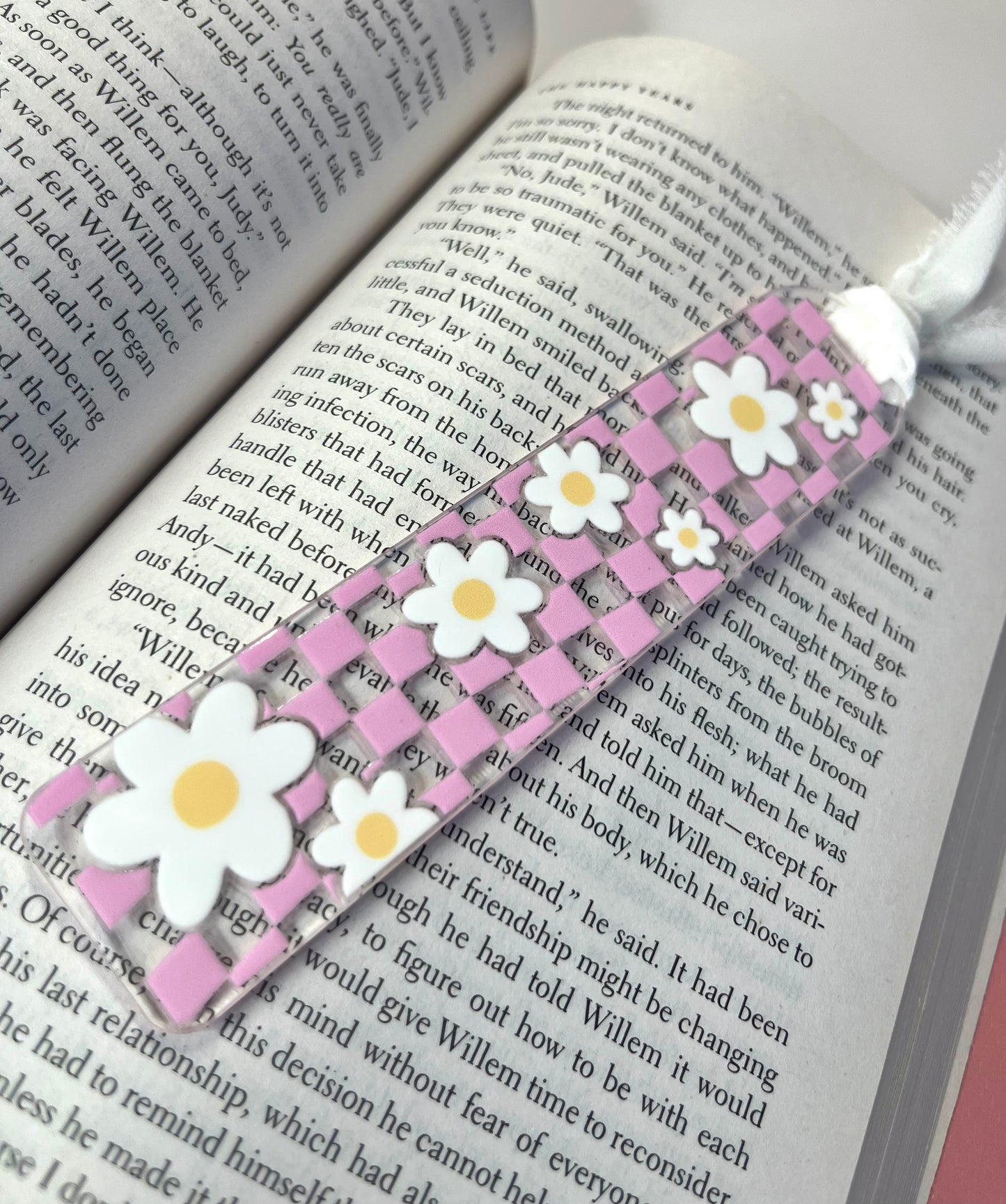 Flower Acrylic Bookmarks