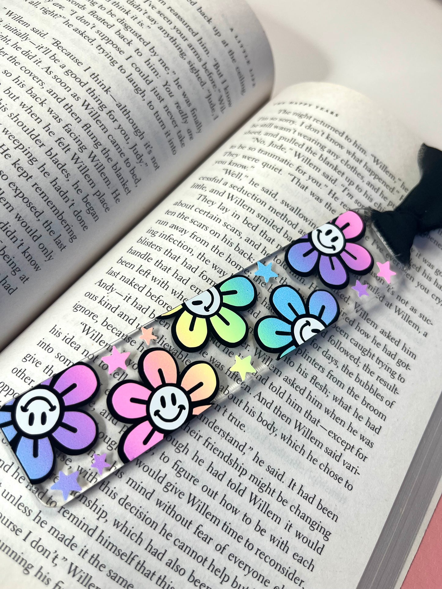 Flower Acrylic Bookmarks