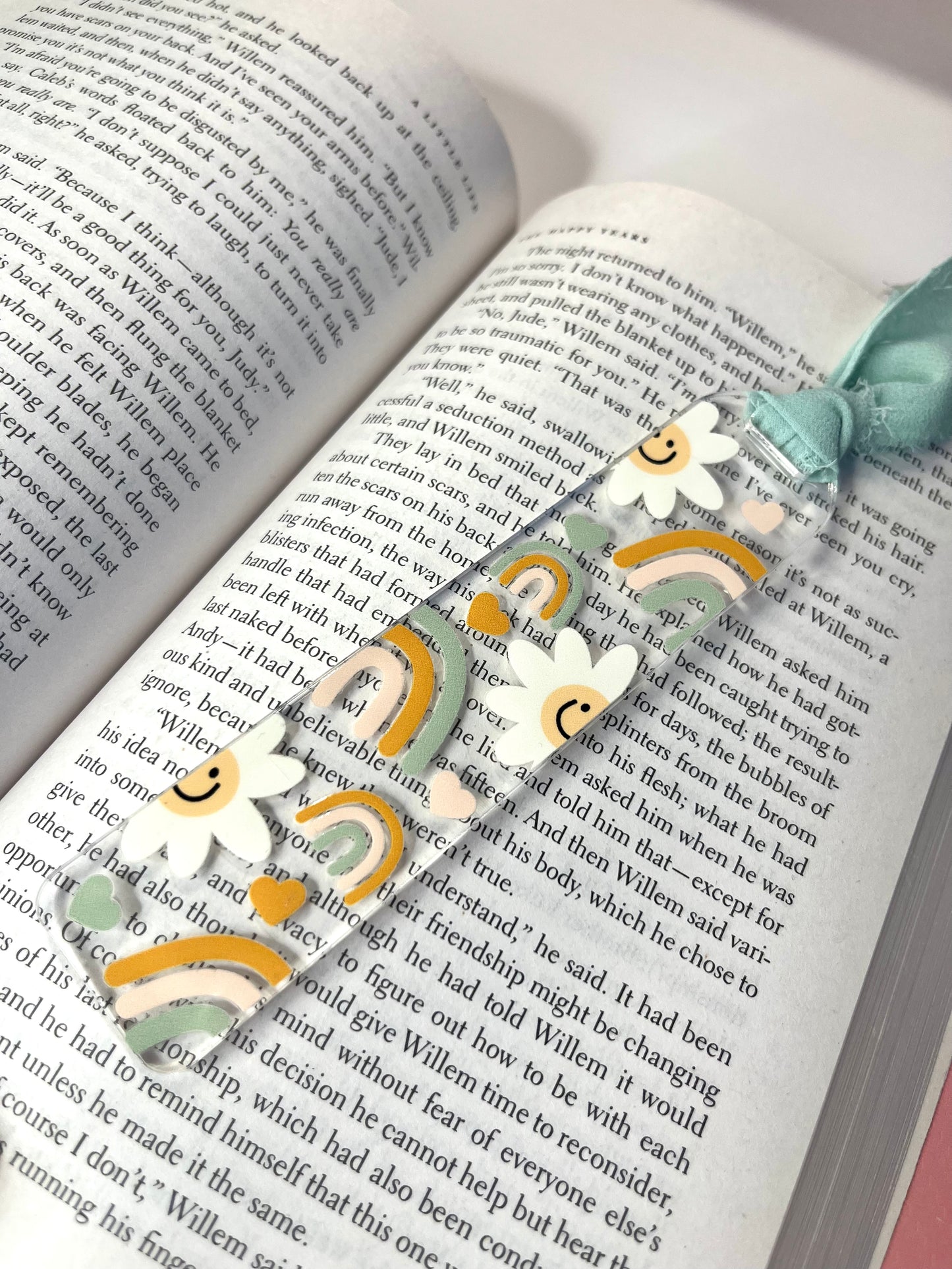 Flower Acrylic Bookmarks
